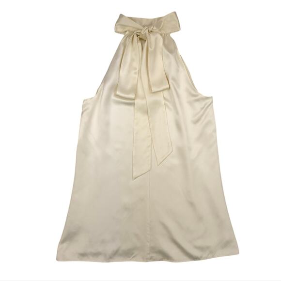 Reformation Corinth Silk Mini Dress Minimalist Bridal Ivory - Picture 6 of 14